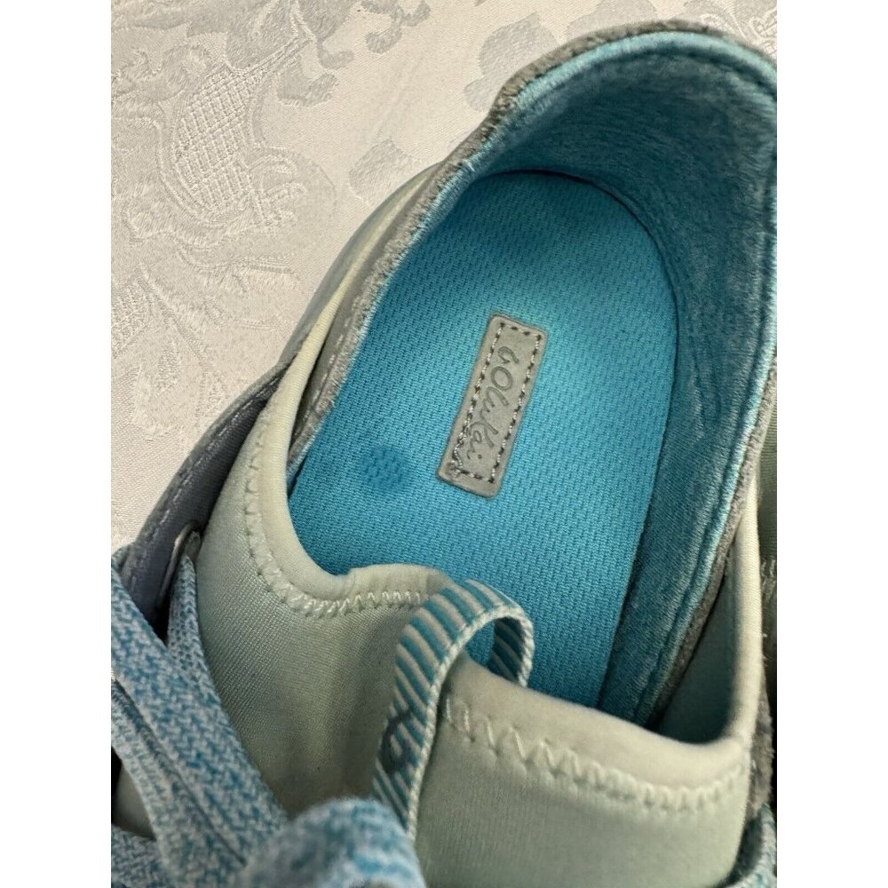 OLUKAI Miki Li Women’s Sneaker Casual Shoe Women’s Size 8 Green Blue Gray - Picture 6 of 12